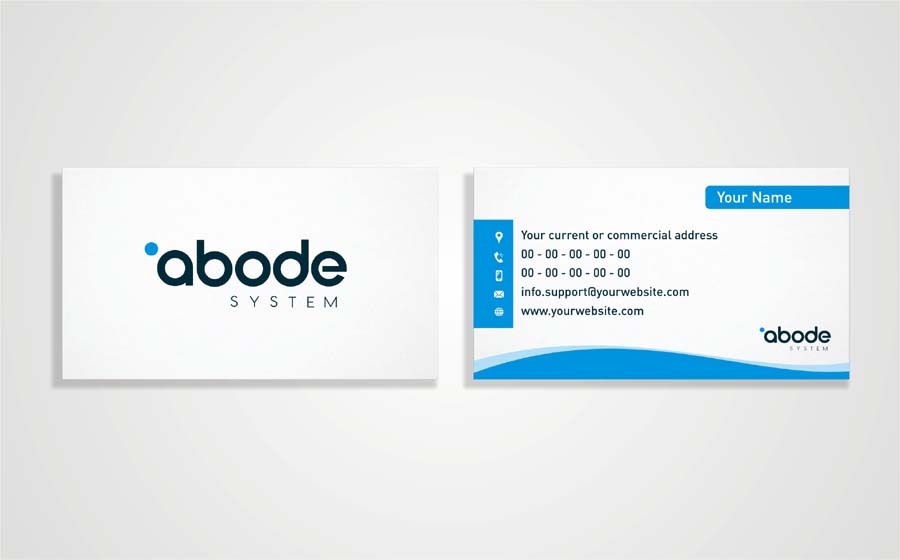Business Card Design by INDIAN_Ashok for Abode System  | Design #2682309