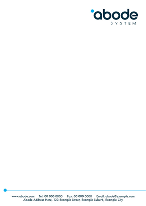 Schreibwaren-Design von am Design für Abode System  | Design: #2682676