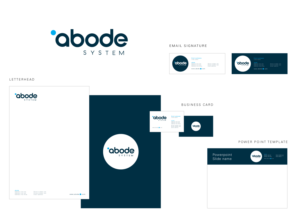 Stationery Design by Meercat Designs for Abode System  | Design #2680126