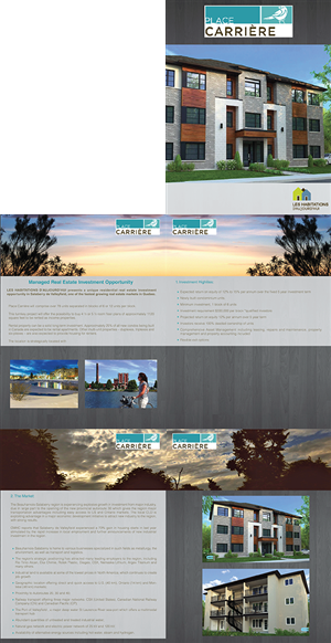 Real Estate Investment Opportunity needs a print and web brochure | Design de Brochure par 45DWorks