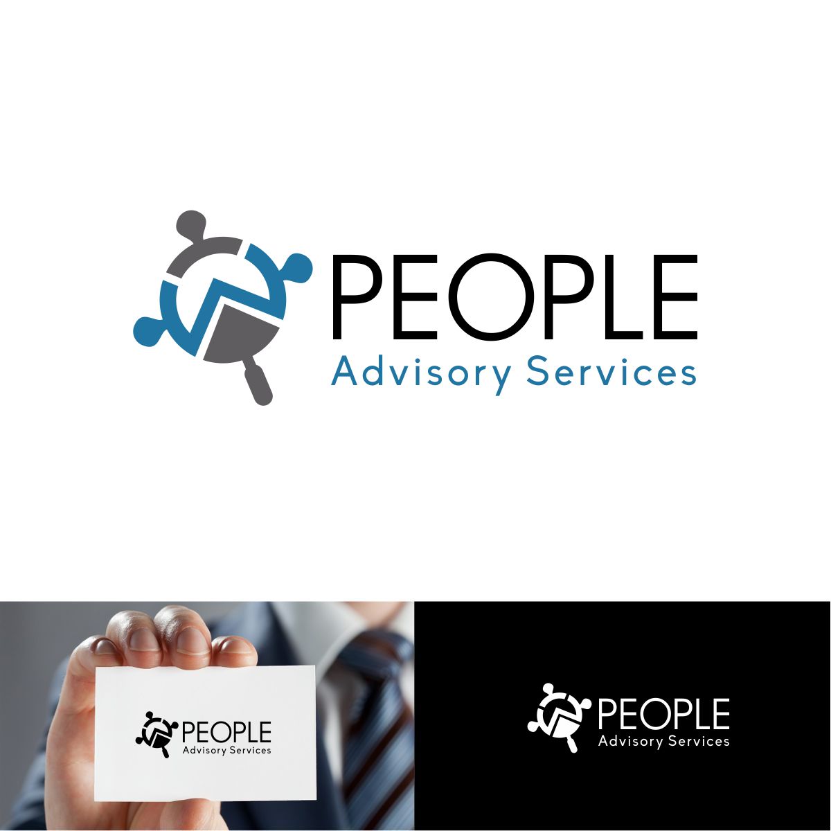 Logo Design by webeezine for People Services Ltd | Design #13593167