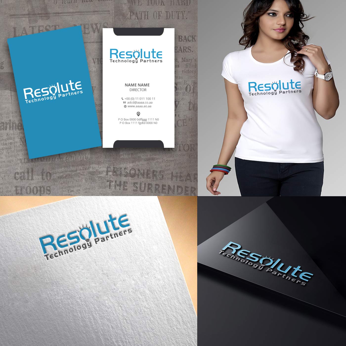 Logo Design by zebronicgraphic for Resolute Technology Partners | Design #13606059