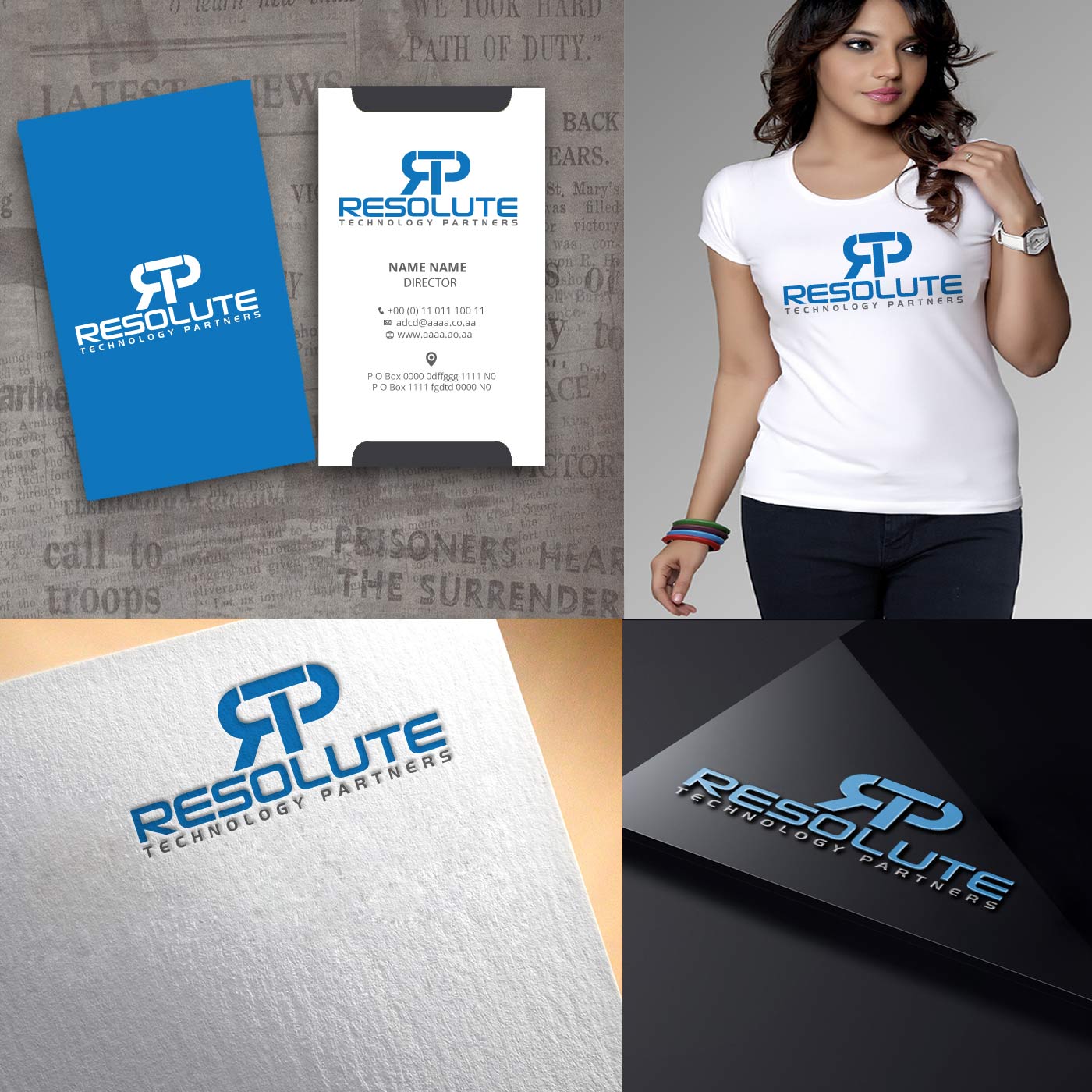 Logo Design by zebronicgraphic for Resolute Technology Partners | Design #13606061