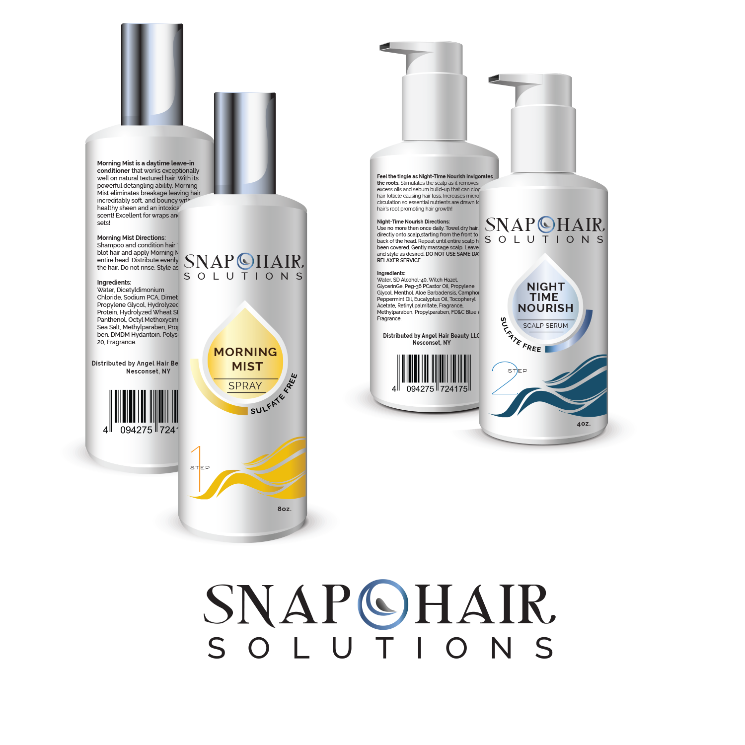 Verpackungs-Design von Soula Vetter für Angel Hair Beauty LLC | Design #13628564