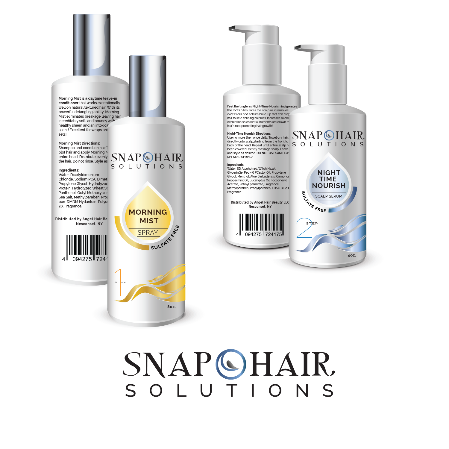 Verpackungs-Design von Soula Vetter für Angel Hair Beauty LLC | Design #13628835