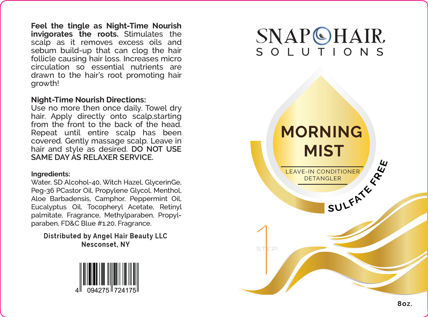 Verpackungs-Design von Soula Vetter für Angel Hair Beauty LLC | Design #13667331