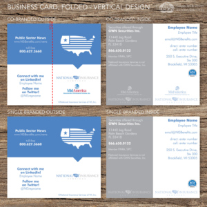 Business Card Design by Katyas Art and Design for National Insurance Services  | Design: #13630665