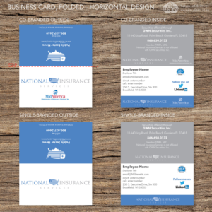 Visitenkarten-Design von Katyas Art and Design für National Insurance Services  | Design #13657874