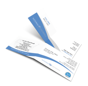 Business Card Design by AFHUN for National Insurance Services  | Design: #13734397