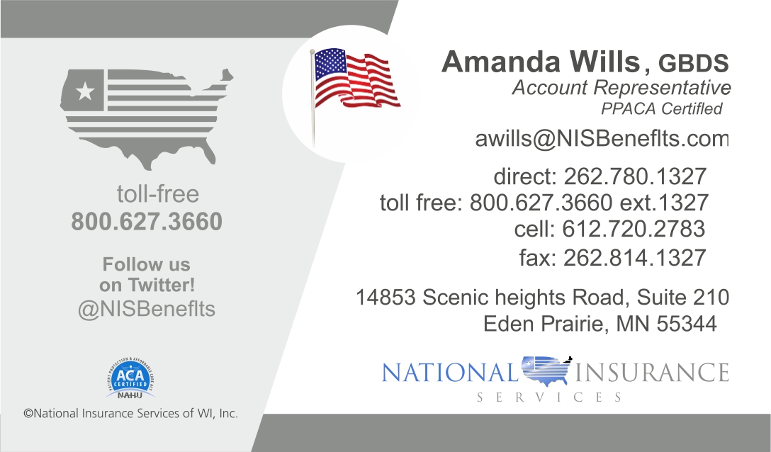 Business Card Design by geeta Designs for National Insurance Services  | Design #13809870