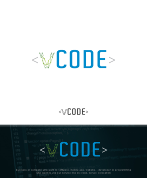Logo Design by JuniorDesigns for vCode Co.,Ltd | Design: #13656169
