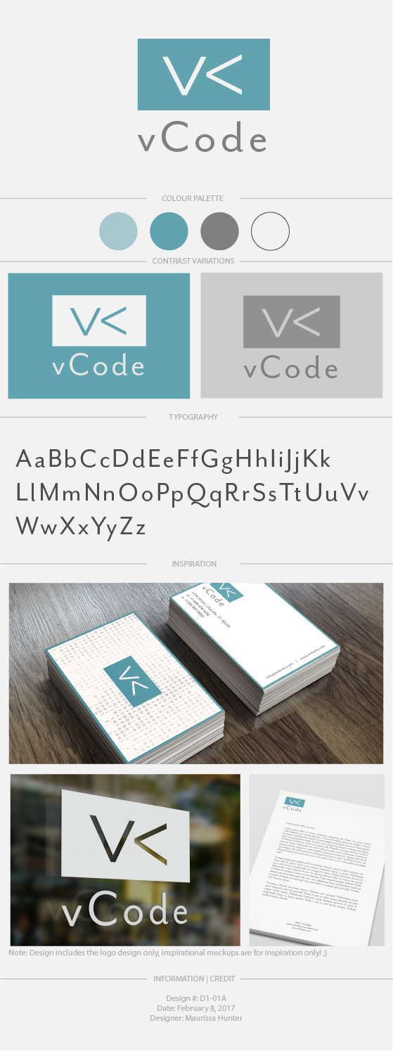 Logo Design by Maurissahunter for vCode Co.,Ltd | Design #13655460