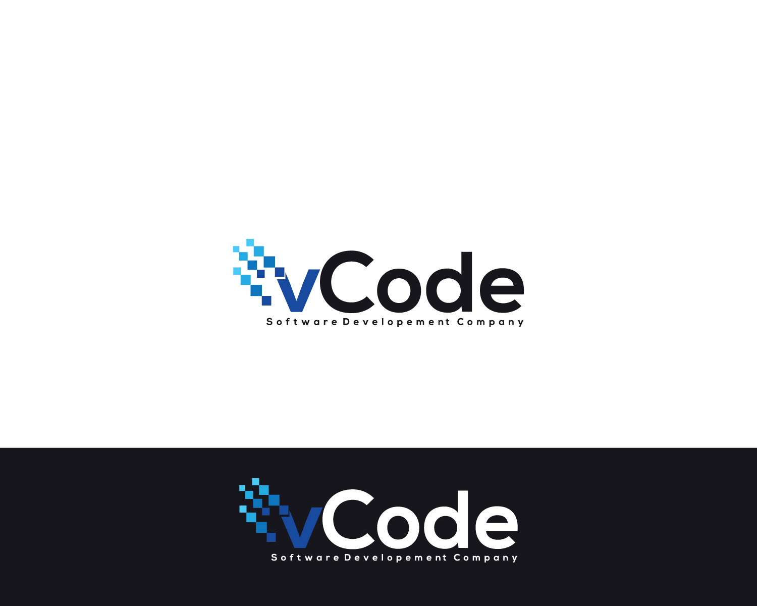 Logo Design by Atec for vCode Co.,Ltd | Design #13602627