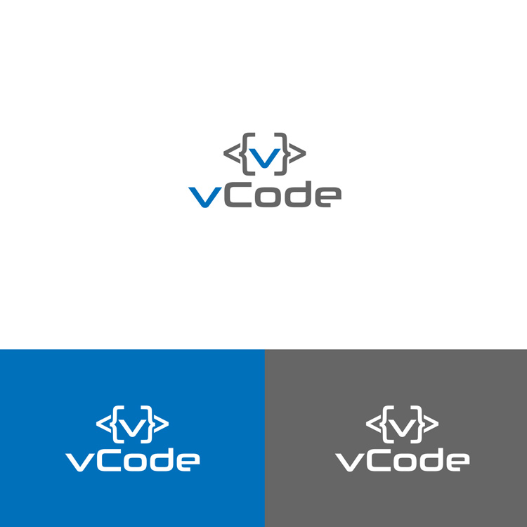 Logo Design by DesignDUO for vCode Co.,Ltd | Design #13665726