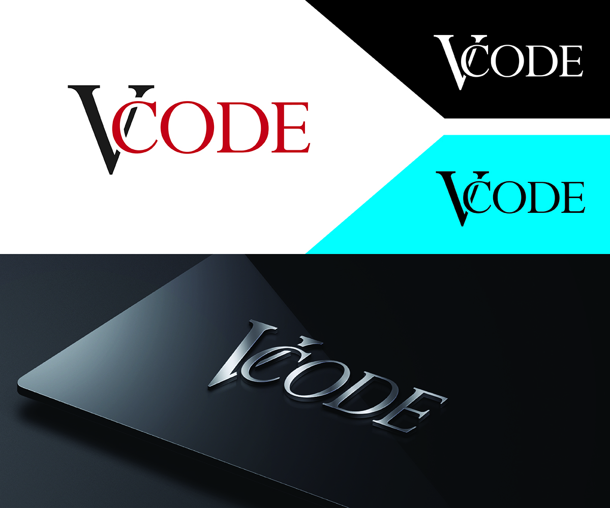 Logo Design by Logico Artlines for vCode Co.,Ltd | Design #13605433
