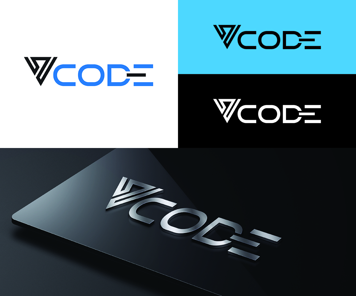 Logo Design by Logico Artlines for vCode Co.,Ltd | Design #13605434