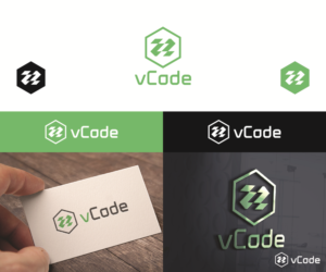 Logo Design by Logico Artlines for vCode Co.,Ltd | Design: #13605438