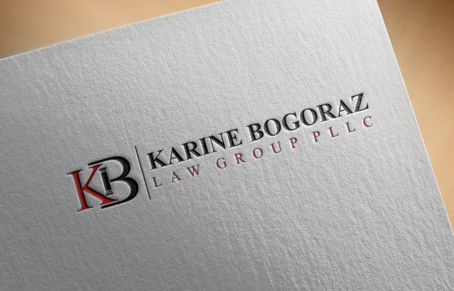 Diseño de Logo por webeezine para Karine Bogoraz Law Group | Diseño #13711146