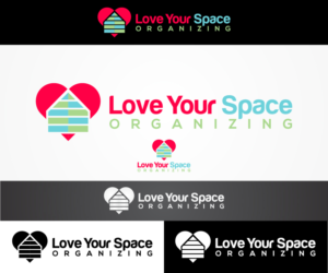 Logo Design by sangeloenriquez for Love Your Space Organizing  | Design #13606715