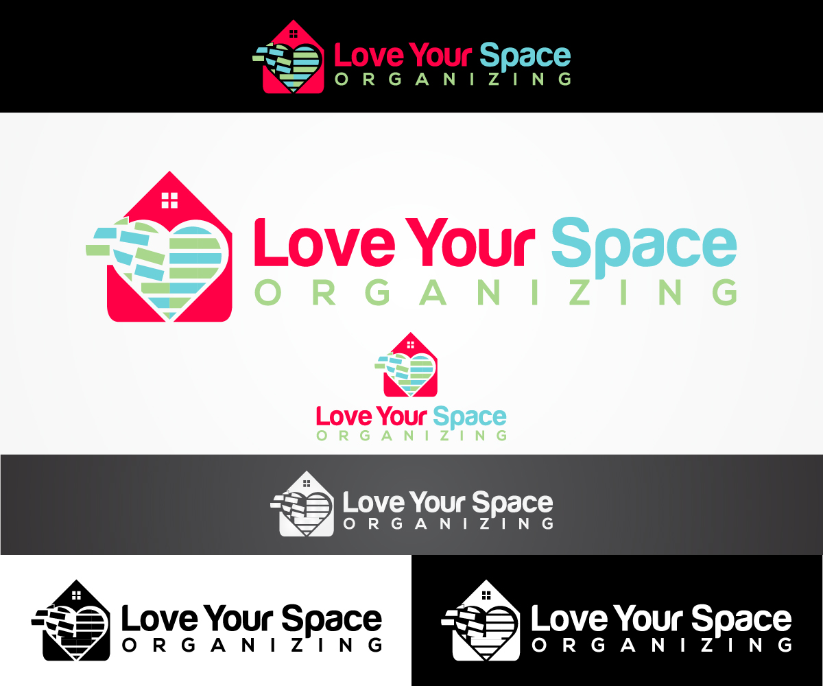 Logo Design by sangeloenriquez for Love Your Space Organizing  | Design #13607065