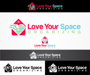 Logo Design by sangeloenriquez for Love Your Space Organizing  | Design: #13607065