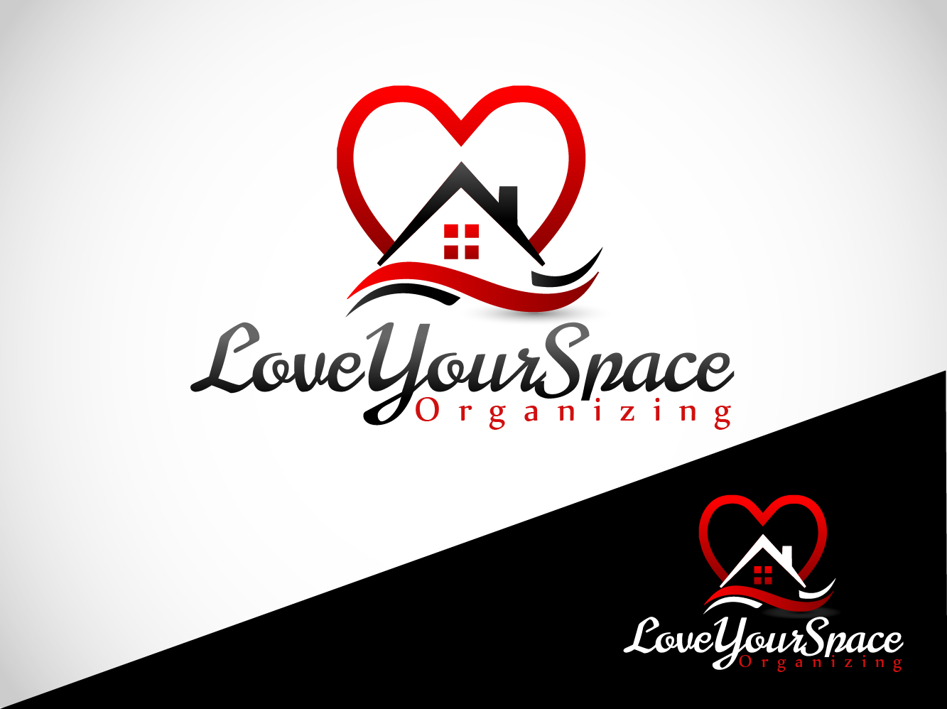 Logo Design by ahmednajam47 for Love Your Space Organizing  | Design #13604014