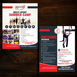Flyer Design by uk for IKgym  | Design: #13606223