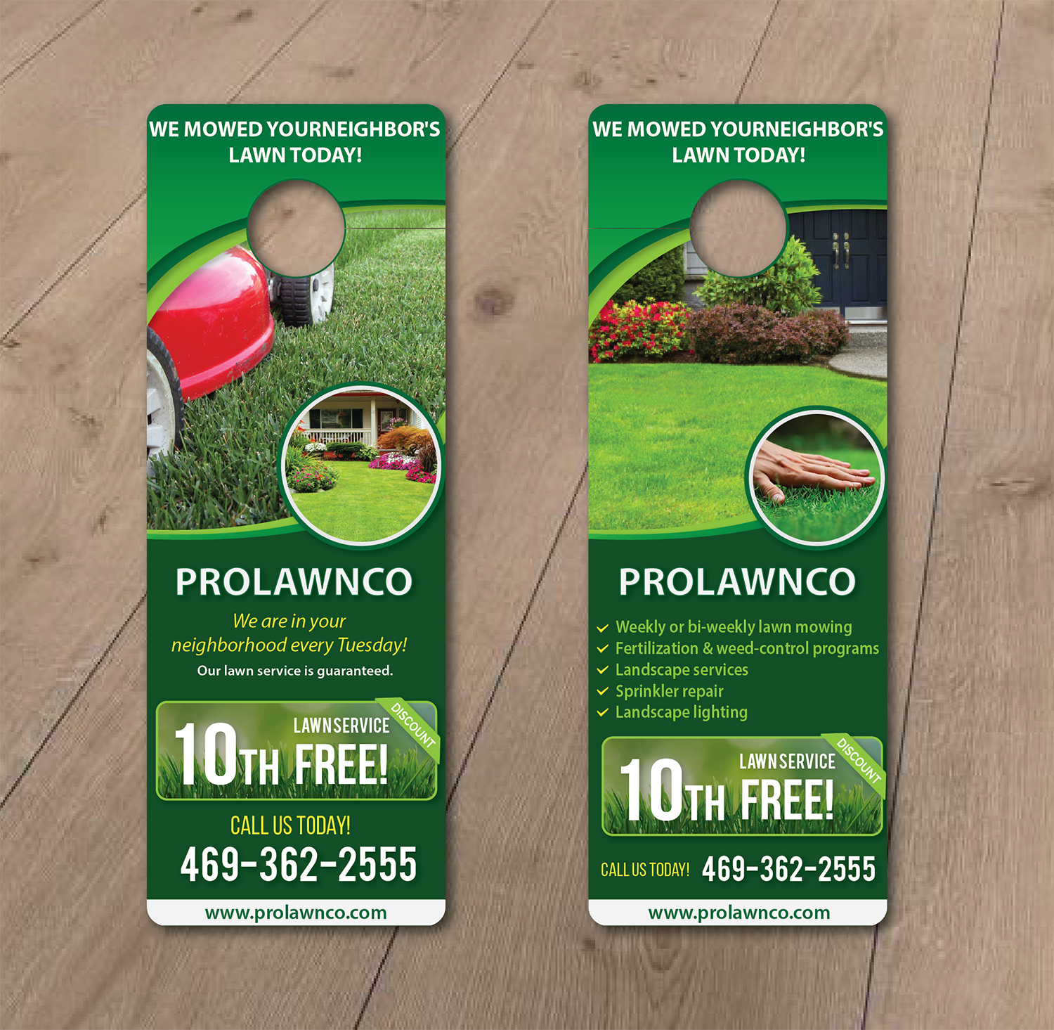 Diseño de Flyer por alex989 para ProLawnCo | Diseño #13622217