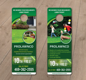Diseño de Flyer por alex989 para ProLawnCo | Diseño: #13677323