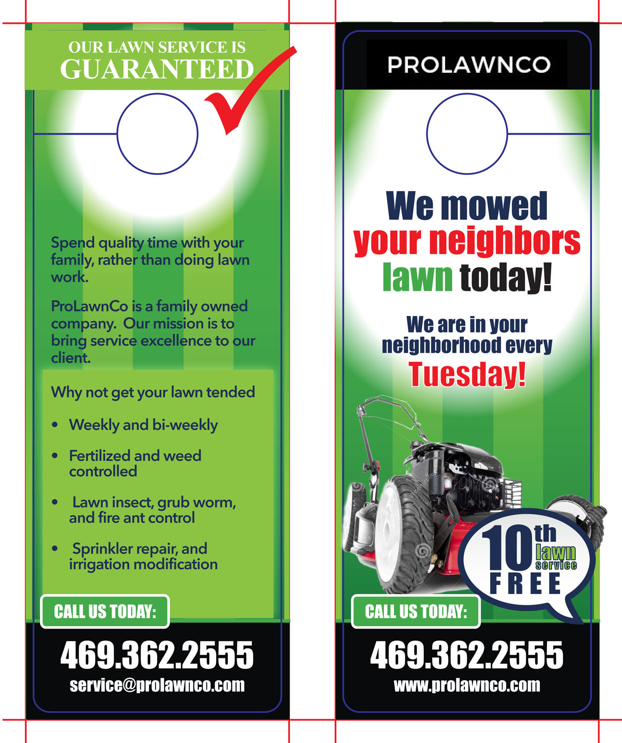 Design de Flyer par Designer Mate pour ProLawnCo | Design #13641028