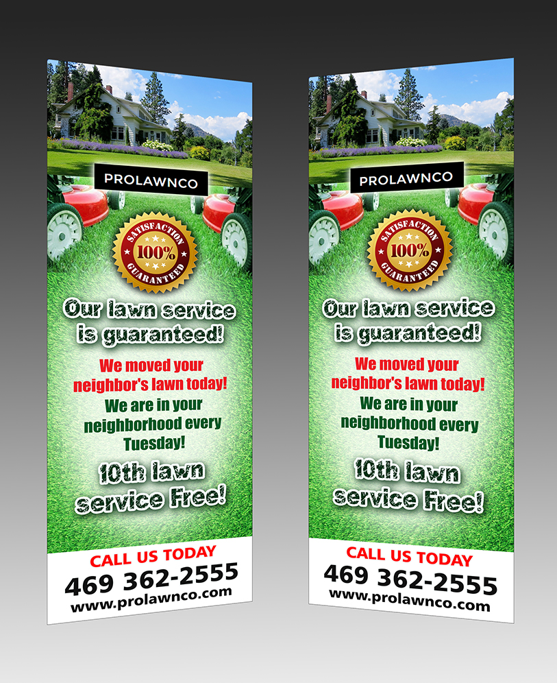 Flyer Design by NILDesigns for ProLawnCo | Design #13618276