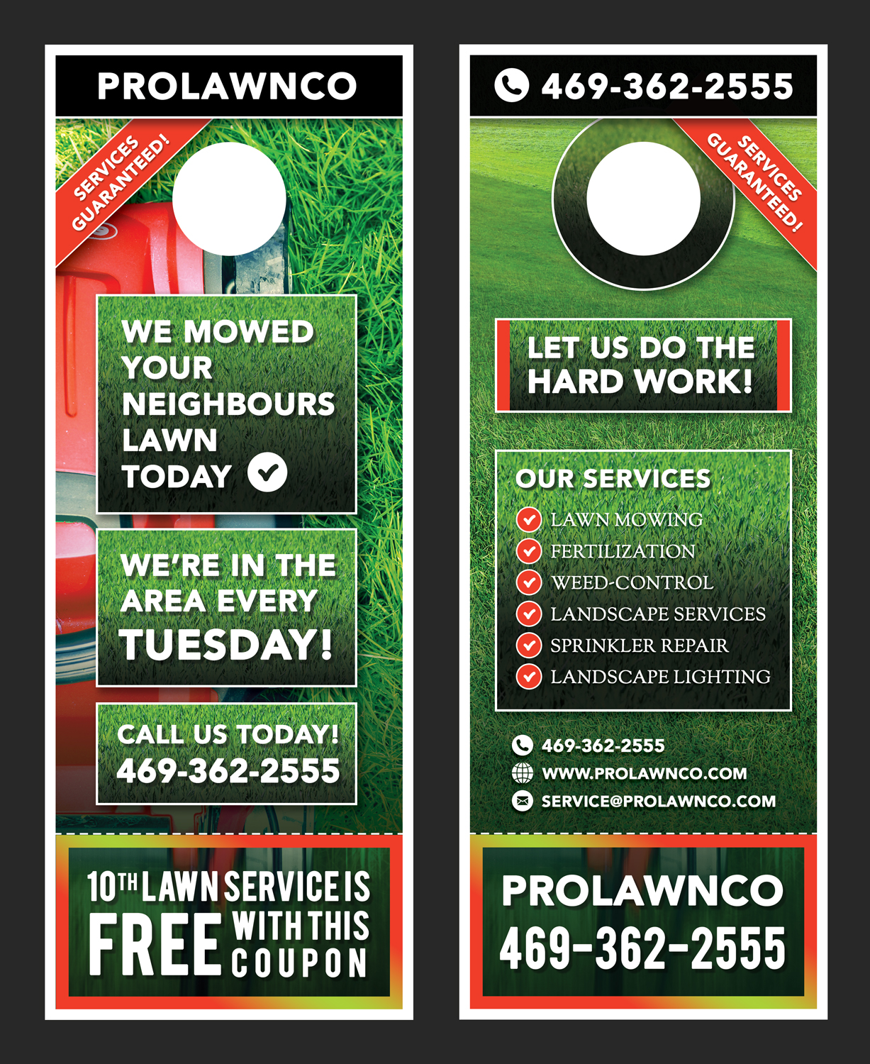 Flyer Design by RAZORGRAPHICS for ProLawnCo | Design #13629043