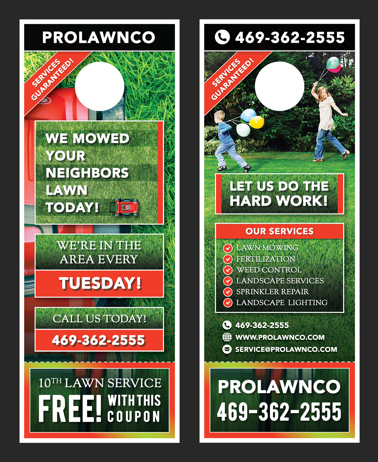 Flyer Design by RAZORGRAPHICS for ProLawnCo | Design #13678004