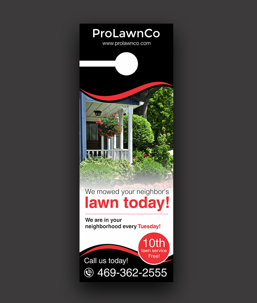 Flyer Design by ecorokerz for ProLawnCo | Design #13625632
