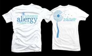 T-shirt Design by D'Mono for Advanced Allergy of North GA | Design #13680230