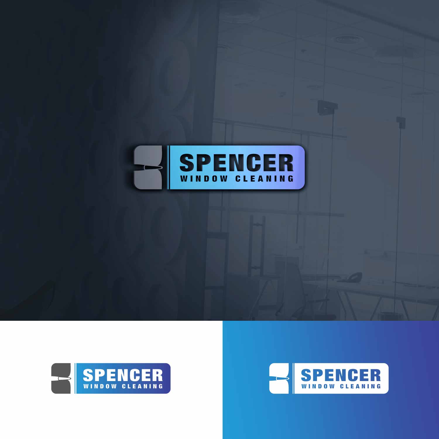 Logo Design by karthika vs for Spencer Window Cleaning | Design #13594153