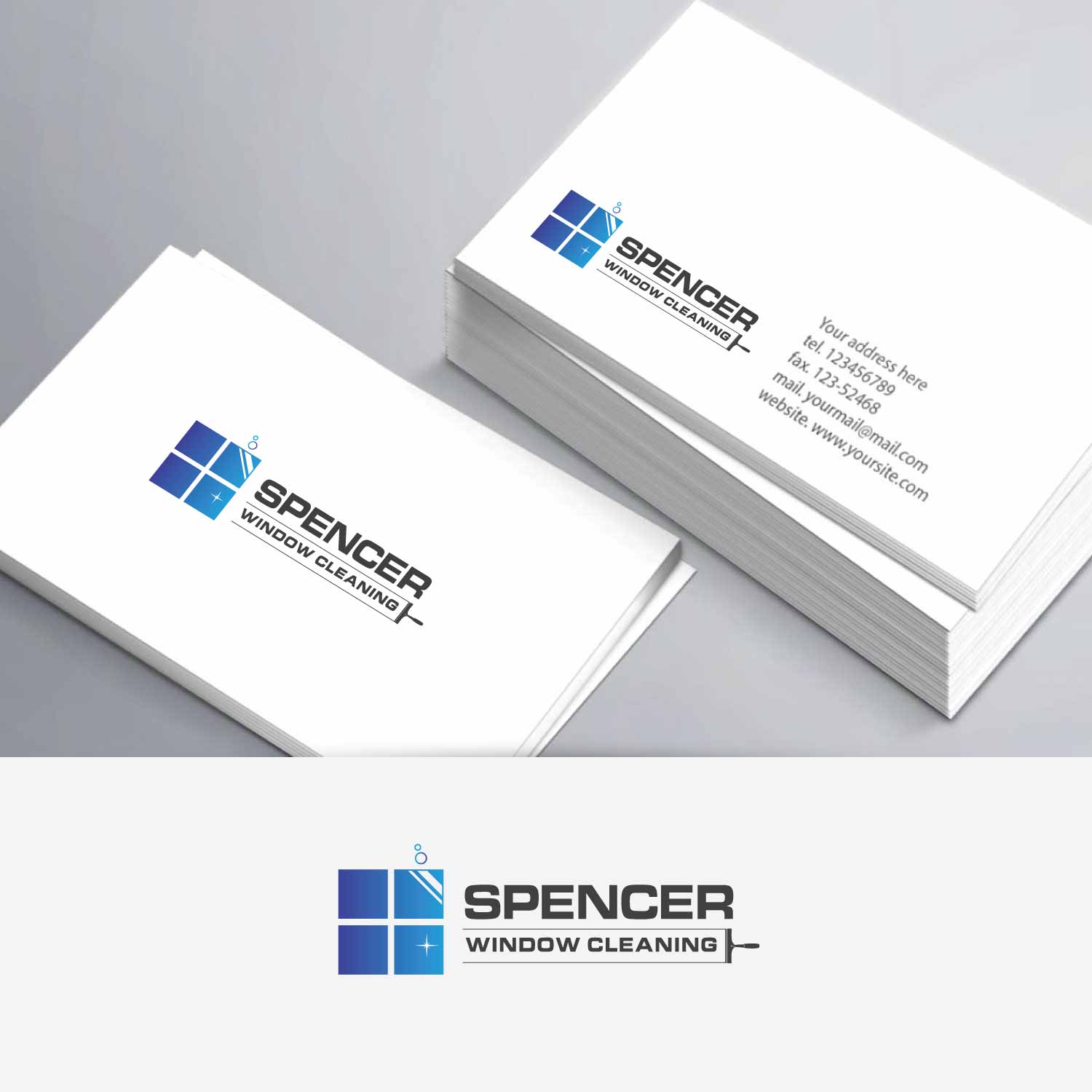 Logo Design by karthika vs for Spencer Window Cleaning | Design #13594431