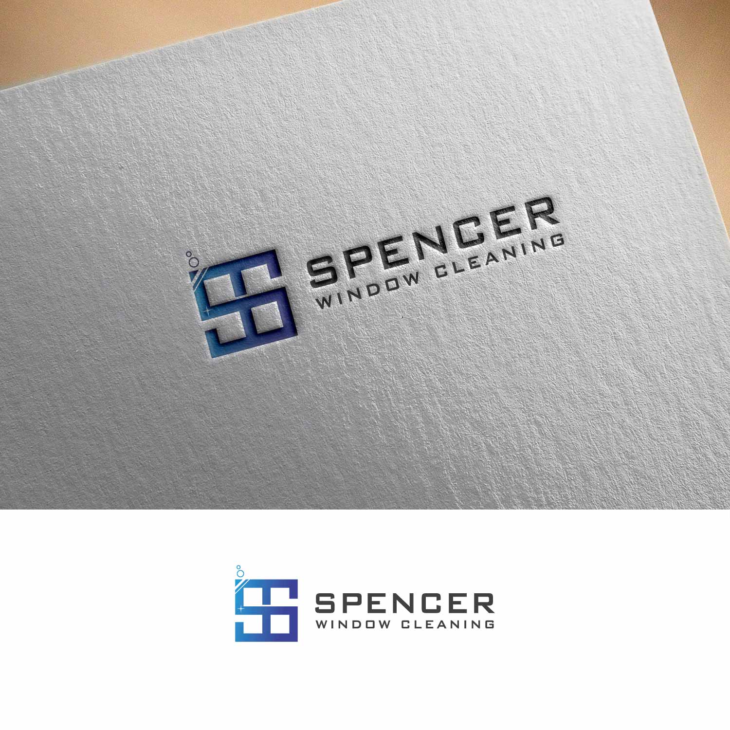 Logo Design by karthika vs for Spencer Window Cleaning | Design #13594802