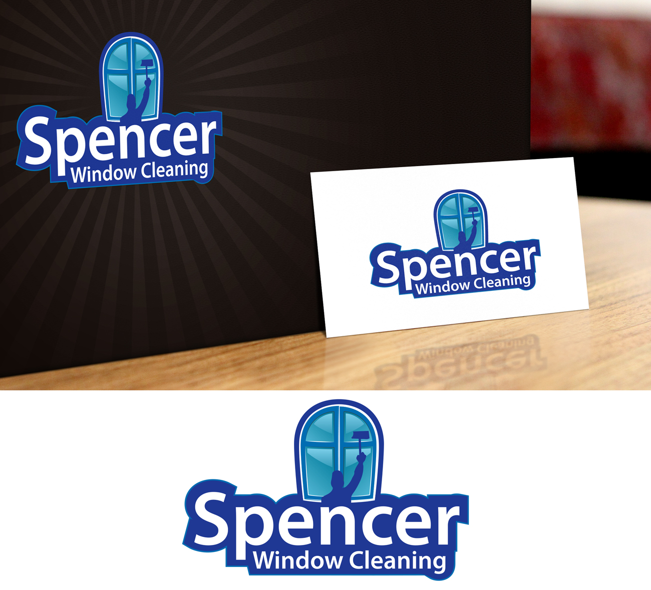 Logo Design by Impressive Sol for Spencer Window Cleaning | Design #13596303