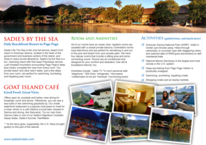 Brochure Design by uniquedesign10 for Sadie's Hotels | Design: #13744006