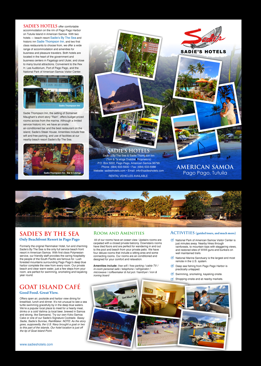 Broschüren-Design von uniquedesign10 für Sadie's Hotels | Design #13805174