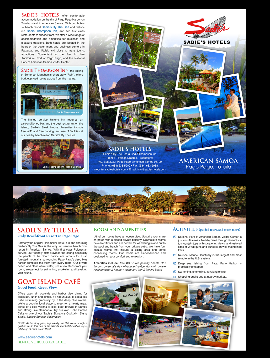 Broschüren-Design von uniquedesign10 für Sadie's Hotels | Design #13813708