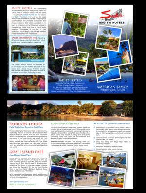 Brochure Design by uniquedesign10 for Sadie's Hotels | Design: #13813708