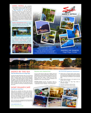Brochure Design by uniquedesign10 for Sadie's Hotels | Design: #13826984