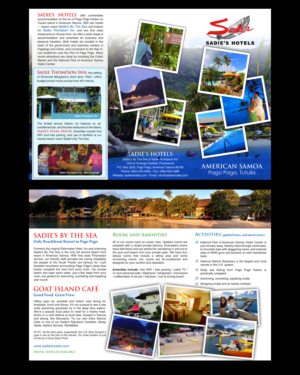 Brochure Design by uniquedesign10 for Sadie's Hotels | Design: #13839369