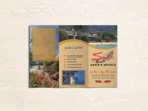 Brochure Design by aniep for Sadie's Hotels | Design: #13614178