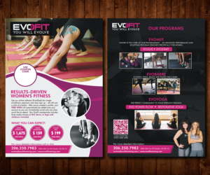 Design de Flyer par Designers Hub pour EvoFit, LLP | Design : #13678596
