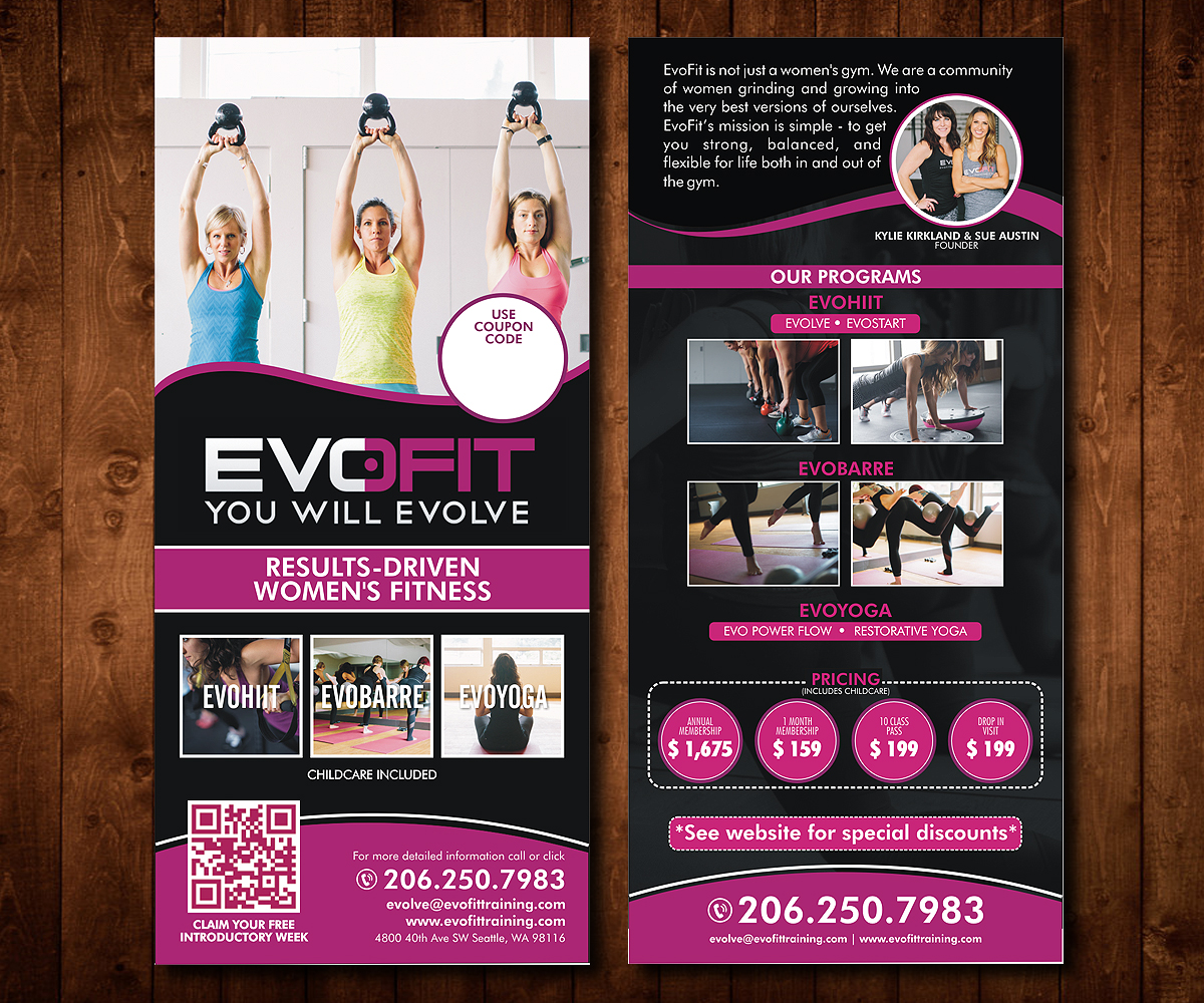 Diseño de Flyer por Designers Hub para EvoFit, LLP | Diseño #13780755