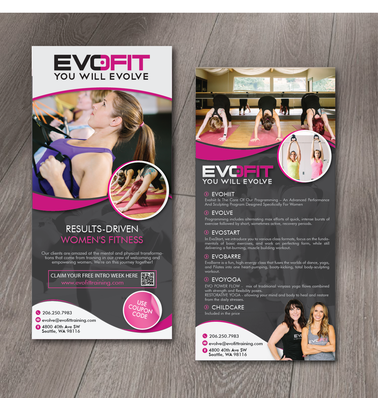 Flyer Design by alex989 for EvoFit, LLP | Design #13677288