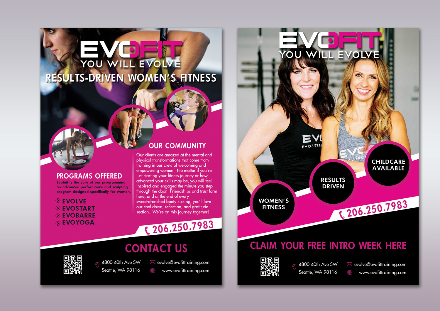 Flyer Design by leuchi for EvoFit, LLP | Design #13725198